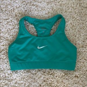 Green Nike Pro Sports Bra